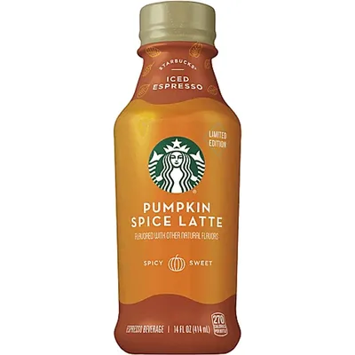 Starbucks Pumpkin Spice Latte 14oz Bottle
