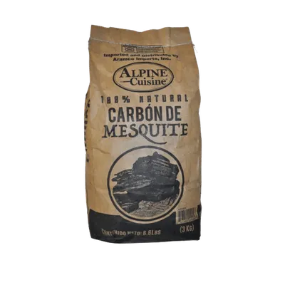 Alpine Cuisine Mesquite Charcoal 6.6 lbs 6.6lbs Bag