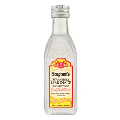 Seagram's Strawberry Lemonade Flavored Vodka 50ml