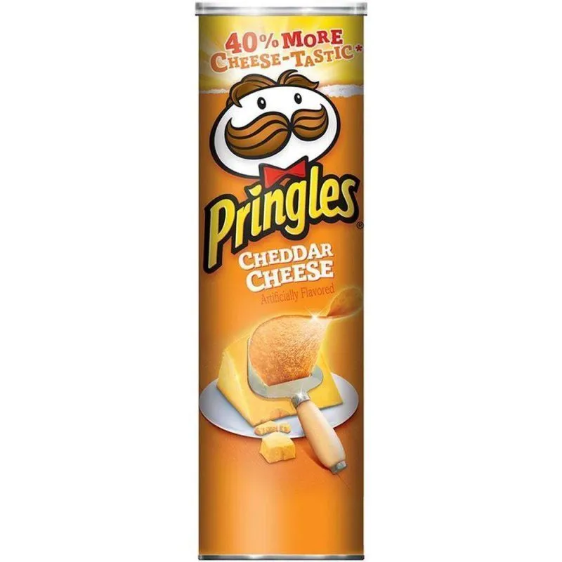 Pringles Cheddar Cheese Chips view 1