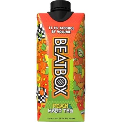 Beatbox Peach Hard Tea 500ml Carton