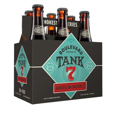 Boulevard Brewing Co. Beer American Saison Ale Tank 7 6 Pack 12oz
