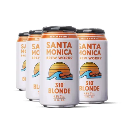 Santa Monica Brew Works 310 Blonde Ale 6 x 12oz cans