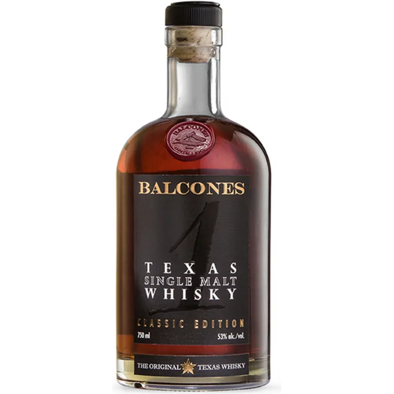 Balcones Texas Single Malt Whiskey view 1