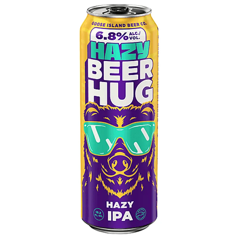 Goose Island Hazy Beer Hug Hazy IPA view 1
