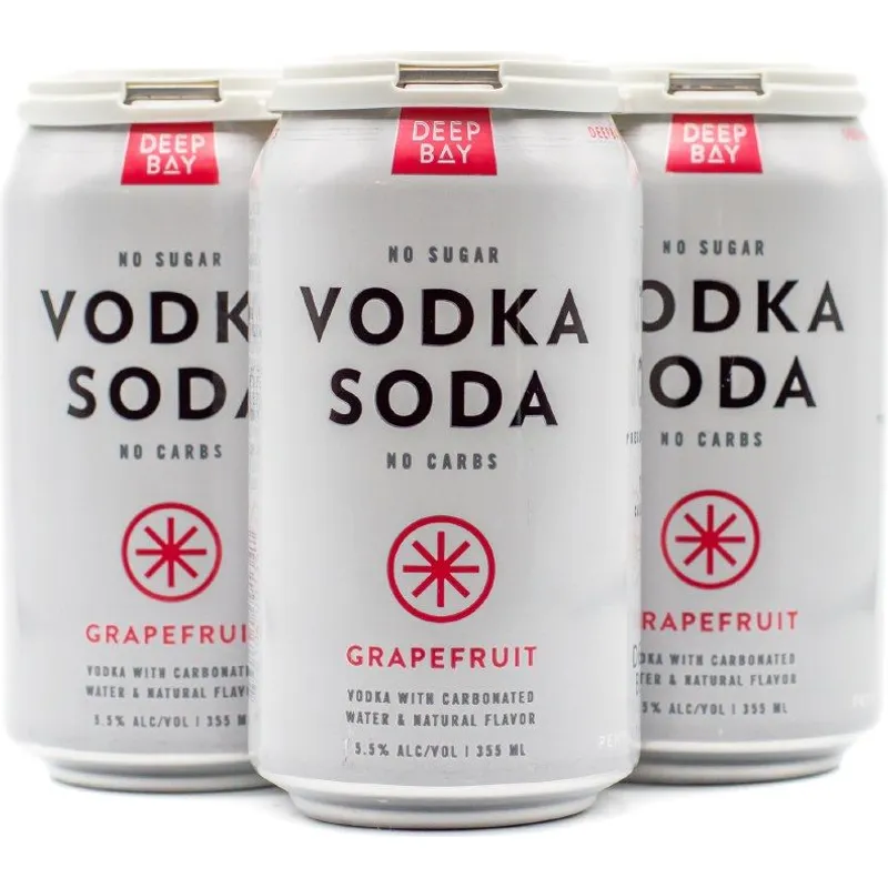Deep Bay Vodka Soda Grapefruit view 1
