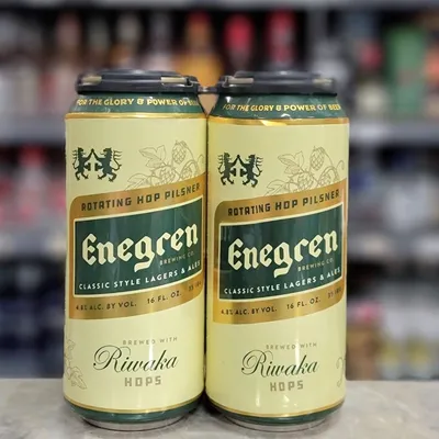 Enegren Brewing Company Willamette Single Hop Pilsner 4 Pack 12oz
