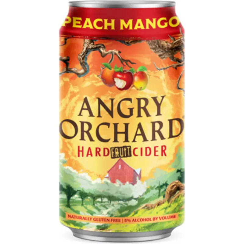 Angry Orchard Peach Mango Hard Cider Spiked view 1