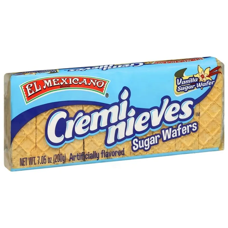 El Mexicano Cremi Nieves Vanilla Wafers Box view 1