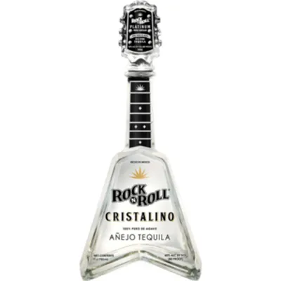 Rock N Roll Cristalino Anejo Tequila 750ml Bottle