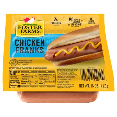 Foster Farms Chicken Franks 16 oz