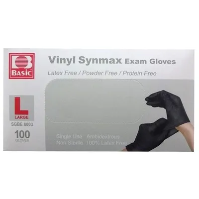 Basic Vinyl Exam Gloves 100 count Box