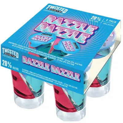 Twisted Shotz Razzle Dazzle 4-pack 4 x 100 mL