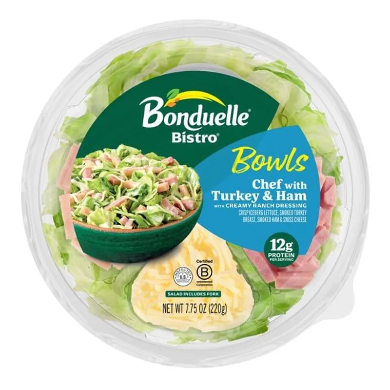Bonduelle Bistro Chef with Turkey & Ham Salad view 1