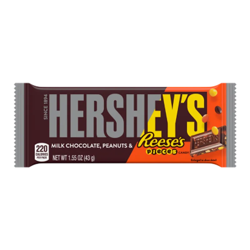 Hershey's Candy Bar Milk Chocolate & Reese's Pieces view 1