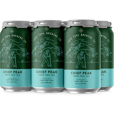 Topa Topa Brewing Co. Chief Peak IPA 6 Pack
