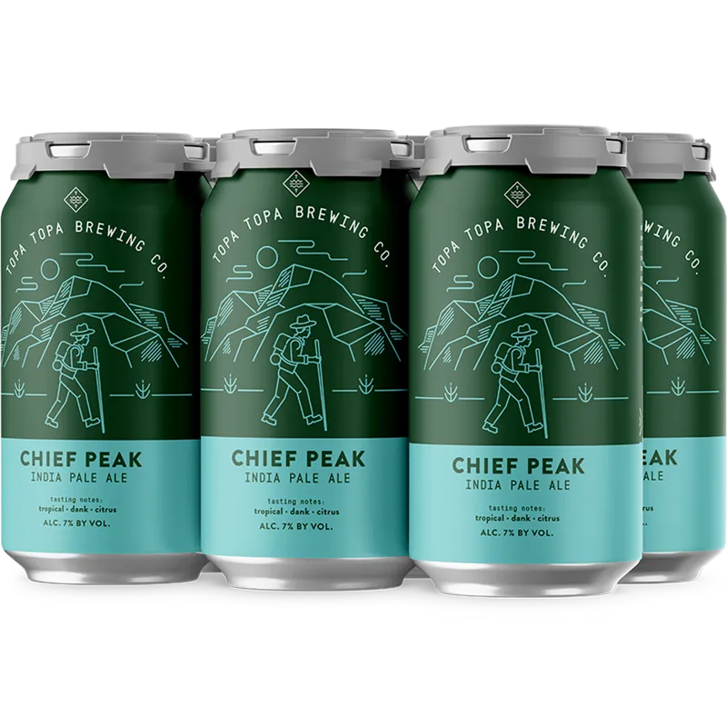 Topa Topa Brewing Co. Chief Peak IPA view 1