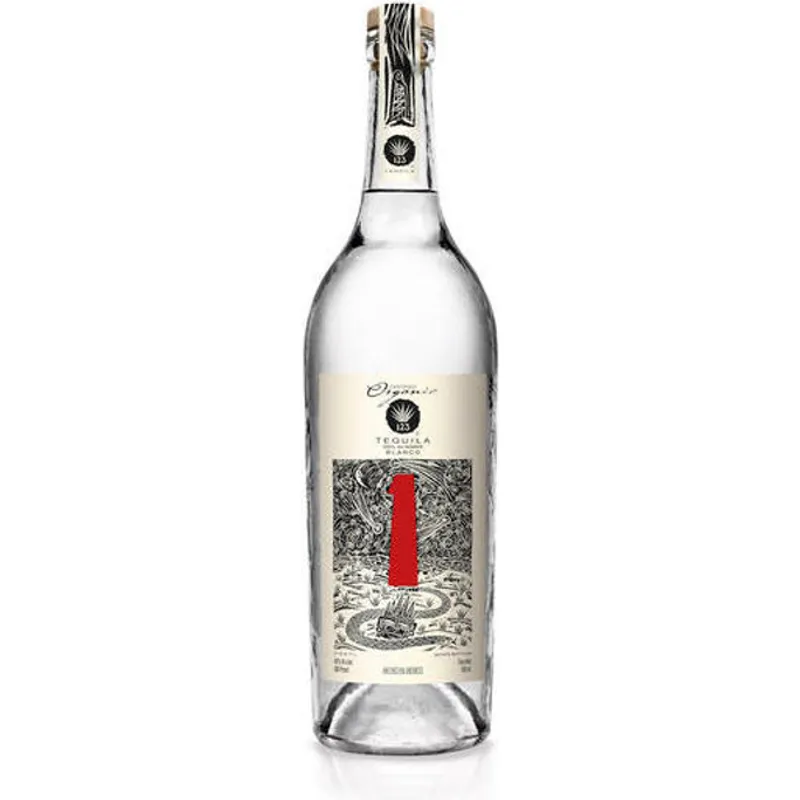 123 Organic Blanco Tequila (Uno) view 1