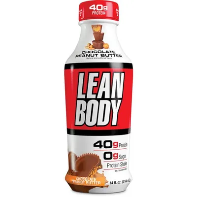 Lean Body Protein Shake Chocolate Peanut Butter 14 oz Bottle