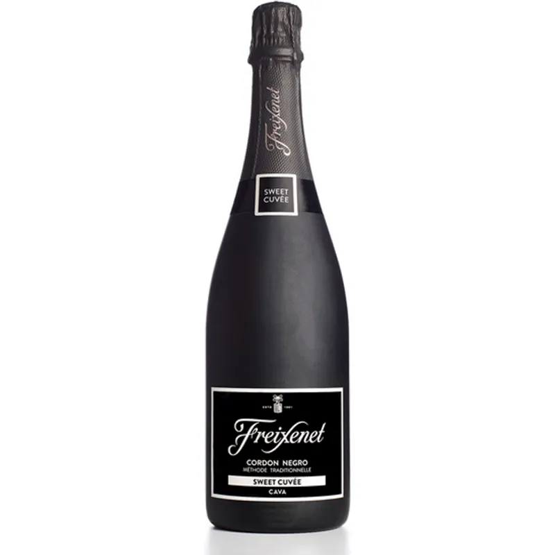 Freixenet Cordon Negro Sweet Cuvee Champagne Blend Sparkling Wine view 1