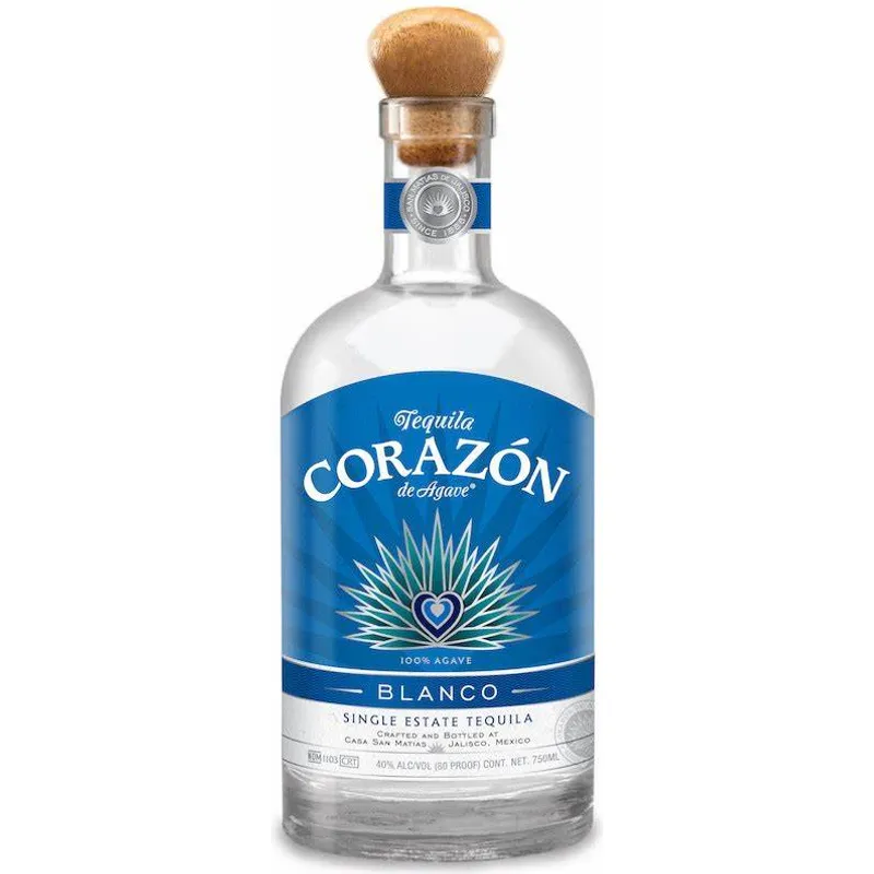 Corazon De Agave Blanco Tequila view 1
