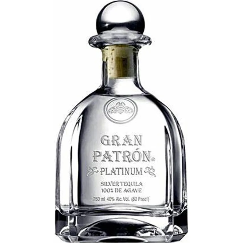 Gran Patron Platinum Silver Tequila view 1