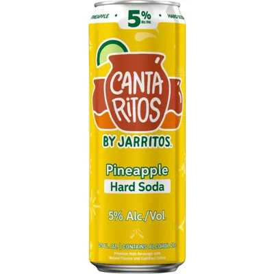 Cantaritos by Jarritos Hard Soda Pineapple 25oz Can