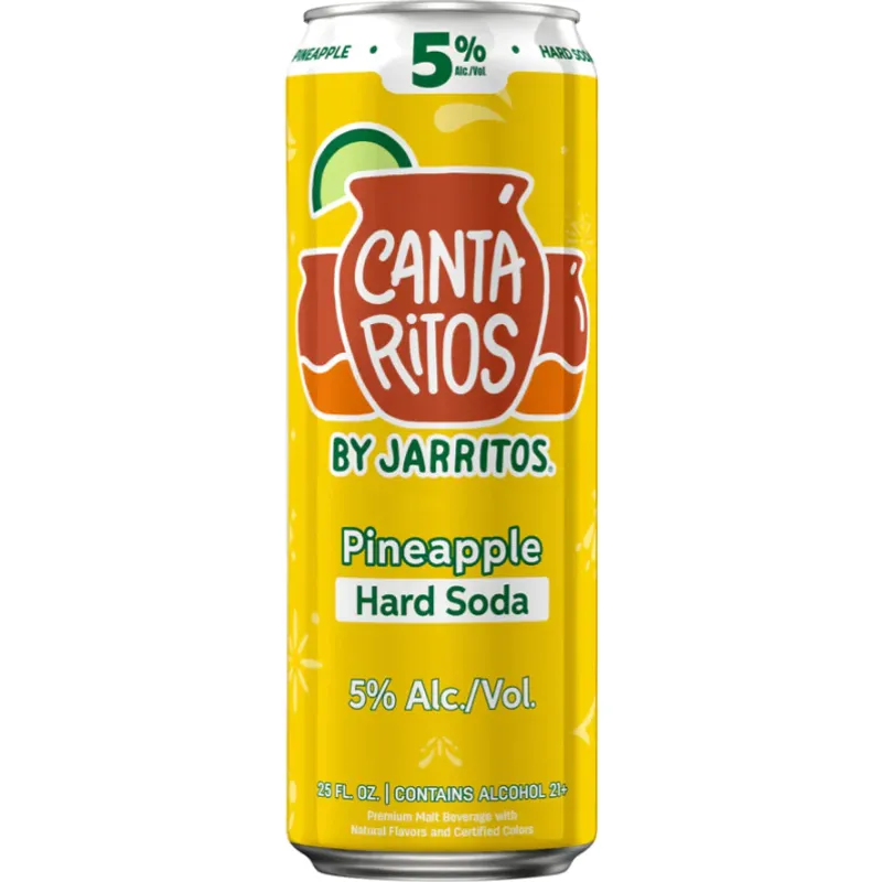 Cantaritos by Jarritos Hard Soda Pineapple view 1