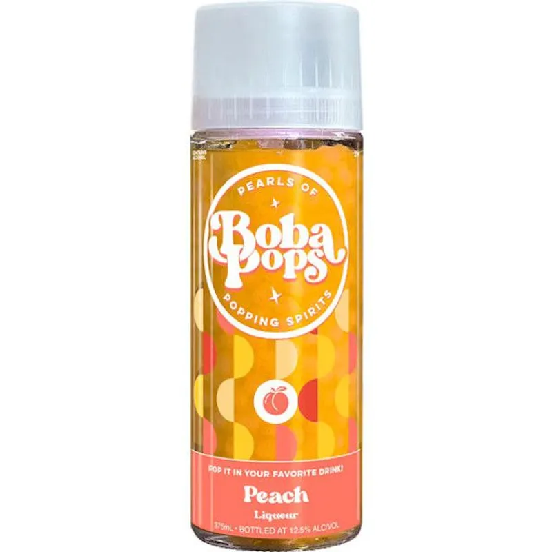 Boba Pops Peach Liqueur view 1