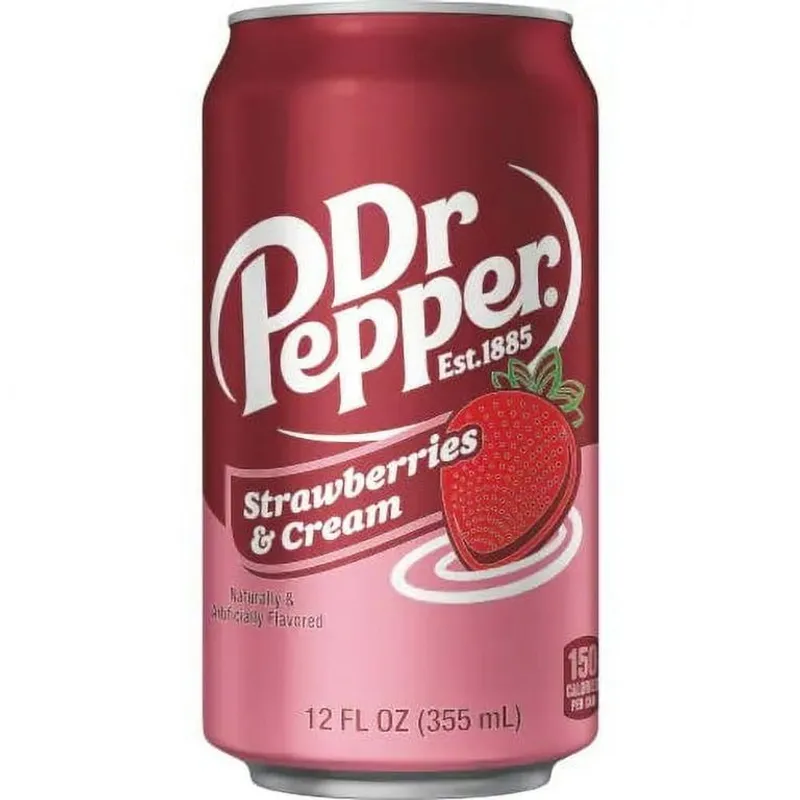 Dr Pepper Strawberries & Cream Soda view 1