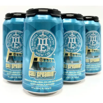 Mother Earth Cali Creamin' Vanilla Cream Ale 6 Pack 12oz Cans