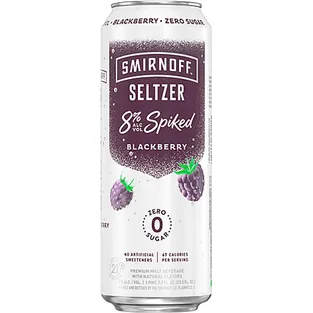 Smirnoff Zero Sugar Blackberry Spiked Hard Seltzer