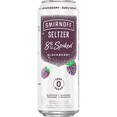 Smirnoff Zero Sugar Blackberry Spiked Hard Seltzer 23.5oz Can