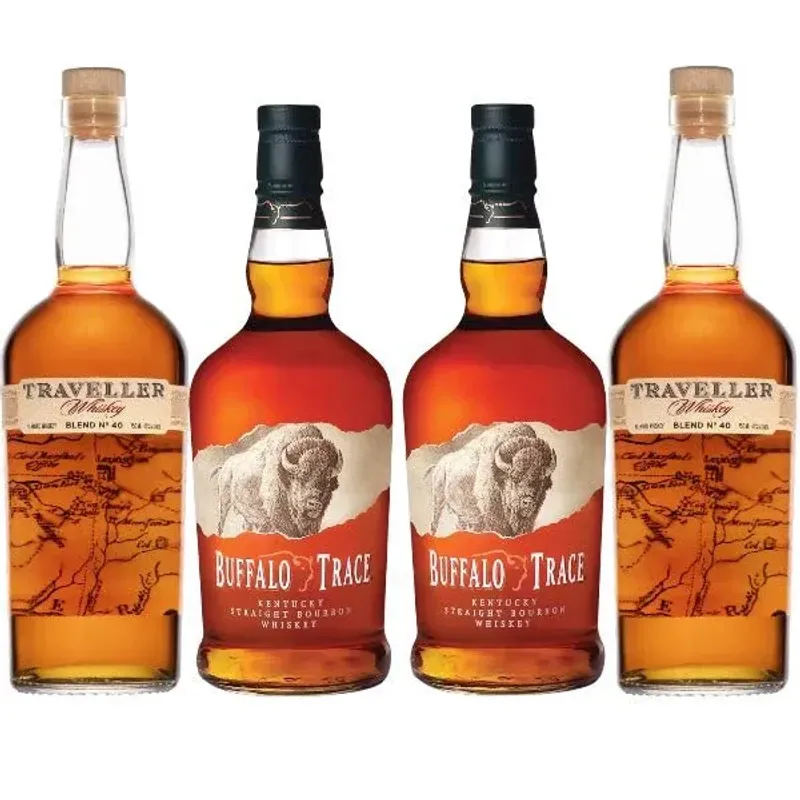 Traveller Blend Buffalo Trace 4 Pack Bundle view 1