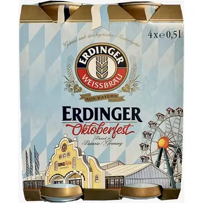 Erdinger Oktoberfest 16oz 4 Pack Cans