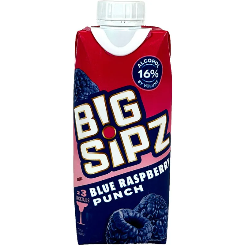 Big Sipz Blue Raspberry Punch Malt Beverage view 1