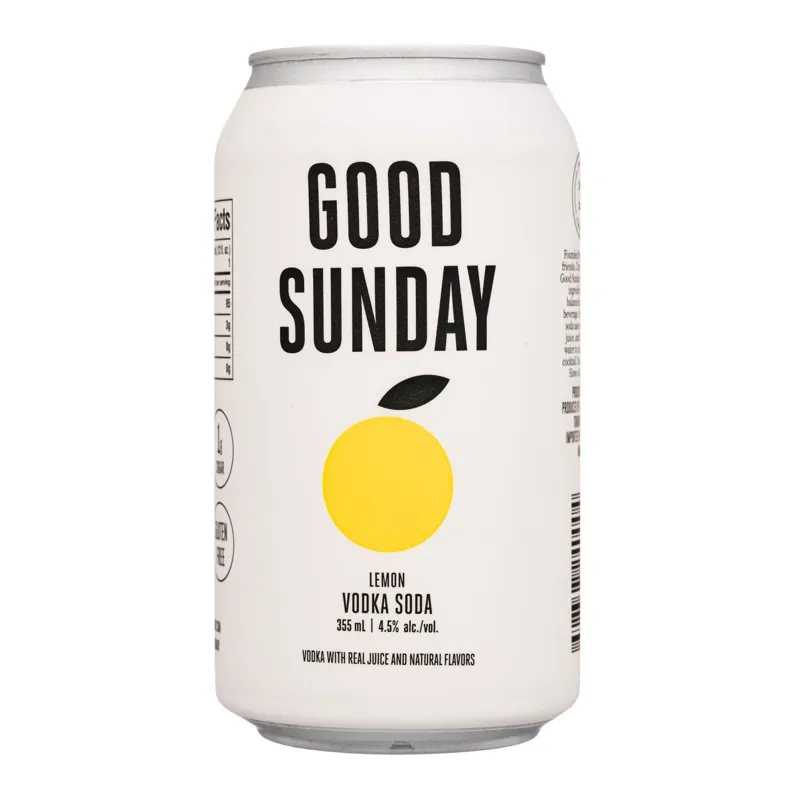 Good Sunday Lemon Vodka Soda view 1