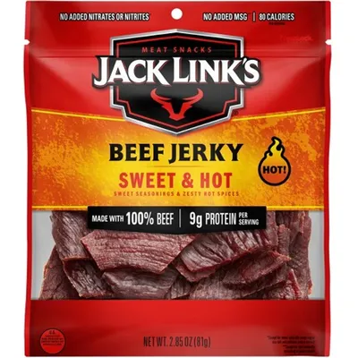 Jack Link's Sweet & Hot Beef Jerky 2oz Count