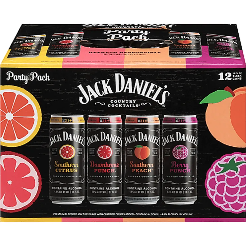 Jack Daniel's Country Cocktails, Assorted, Party view 1