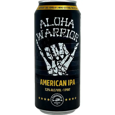 Coronado Brewing Company Aloha Warrior American IPA 6 Pack 16 oz Cans