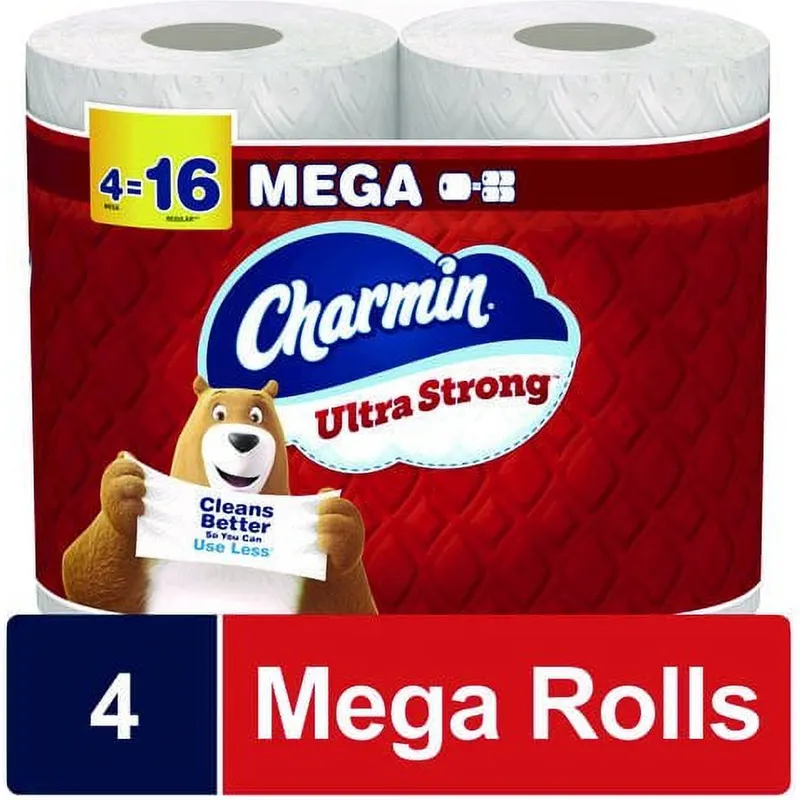 Charmin Ultra Strong Mega Toilet Paper view 1