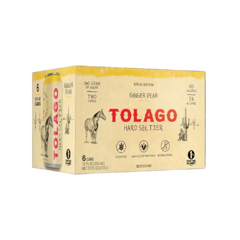 Tolago Ginger Pear Hard Seltzer view 1