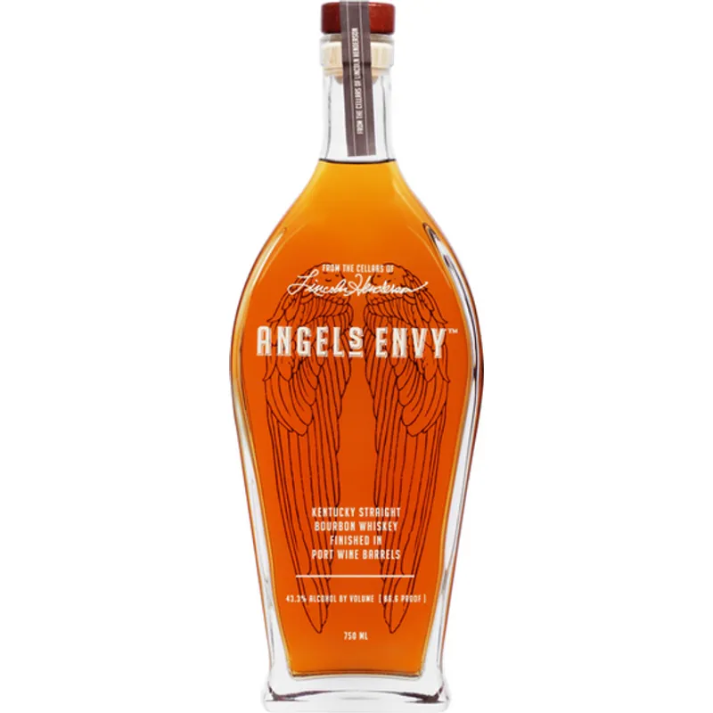 Angels Envy Kentucky Straight Bourbon Whiskey Finished In Port Wine Barrels view 1