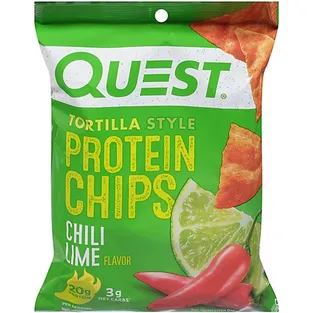 Quest Tortilla Style Protein Chips Chili Lime