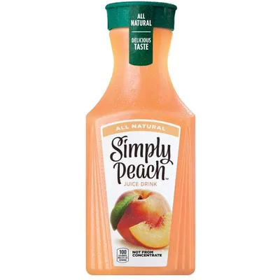 Simply Peach Juice Drink 52oz Bottle