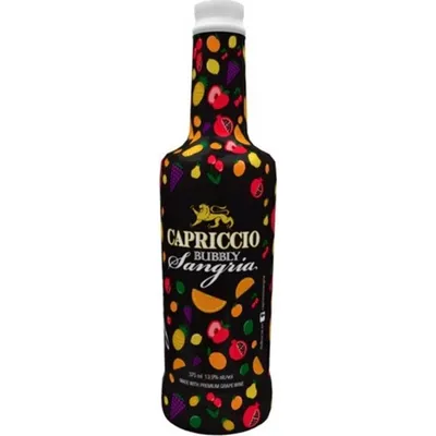 Capriccio Bubbly Sangria Red Wine Blend 4 Pack Bottles 375mL