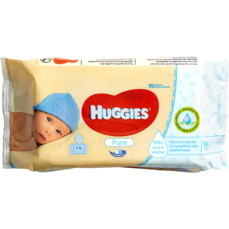 Huggies Pure Baby Wipes view 1