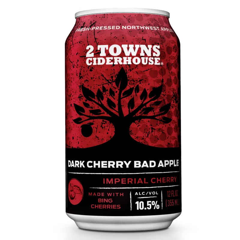 2 Towns Ciderhouse Dark Cherry view 1