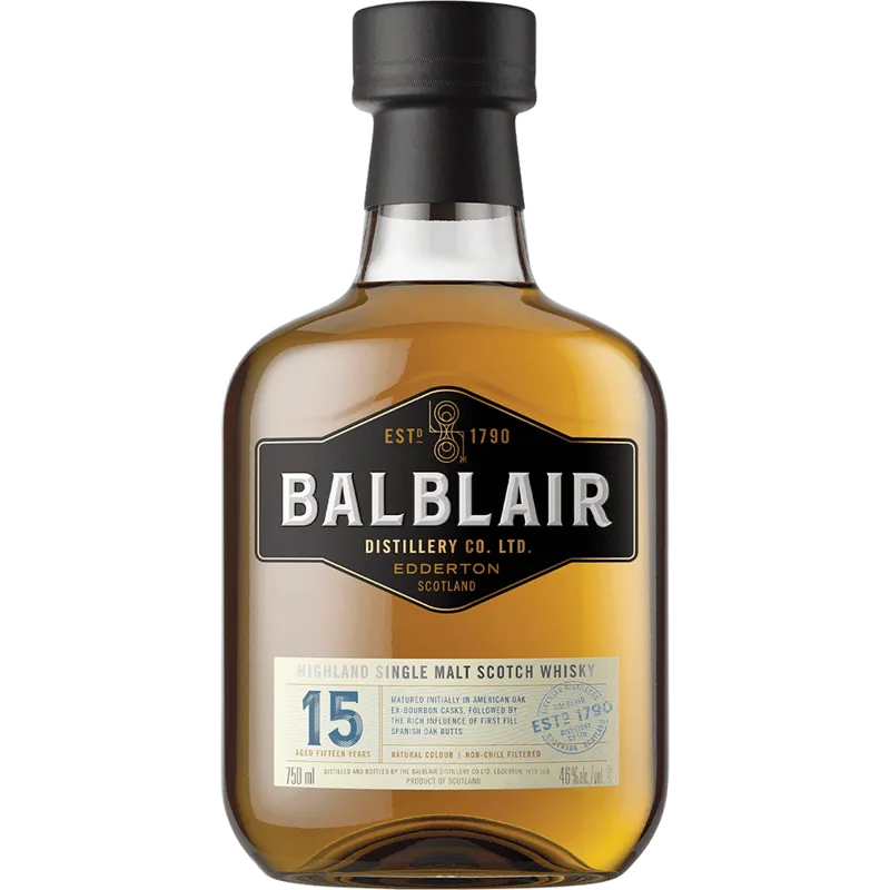 Balblair 15 Year Old Highland Single Malt Scotch Whisky view 1