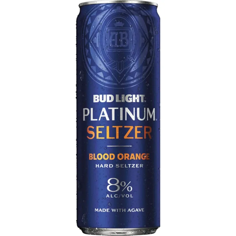 Bud Light Platinum Seltzer Blood Orange view 1